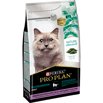 PURINA® PRO PLAN® DELICATE DIGESTION для взрослых кошек c чувствительным пищеварением