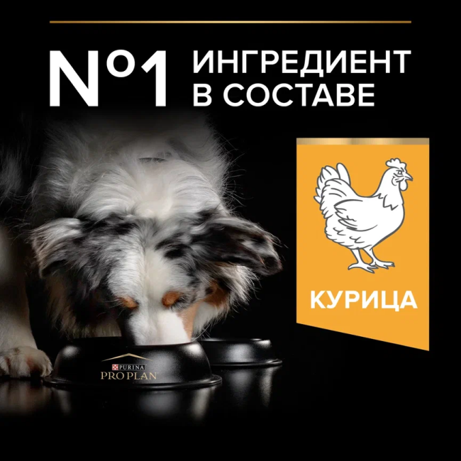 PRO PLAN® EVERYDAY NUTRITION для взрослых собак средних пород, с высоким содержанием курицы