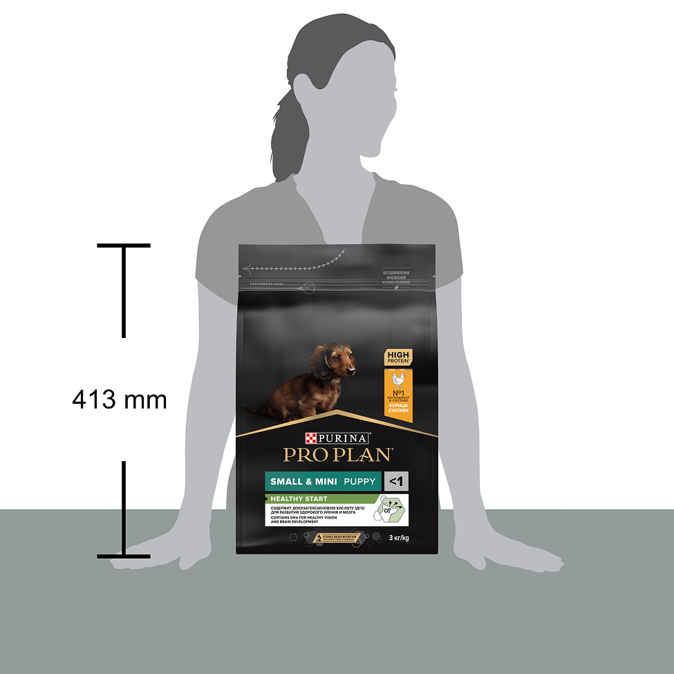 PRO PLAN® HEALTHY START для щенков мелких и карликовых пород, с высоким содержанием курицы