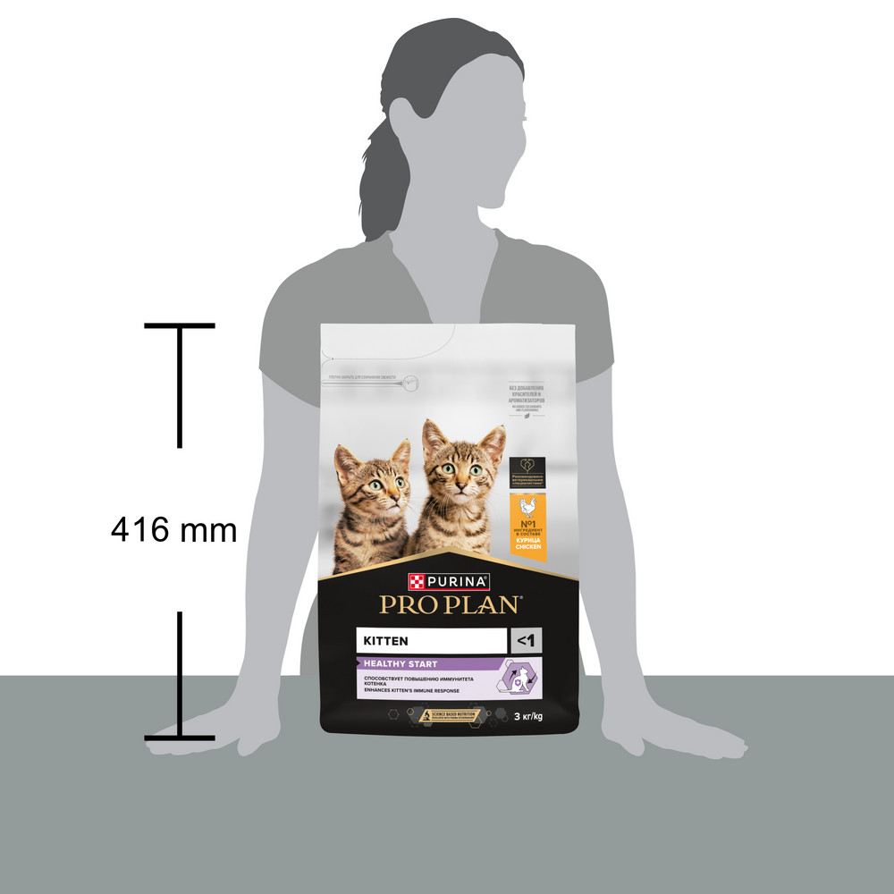 PRO PLAN® HEALTHY START для котят, с высоким содержанием курицы