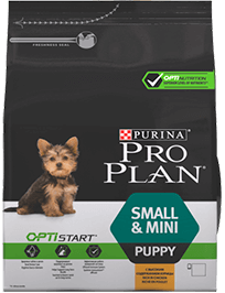 PRO PLAN® Small & Mini Puppy c комплексом OPTISTART®