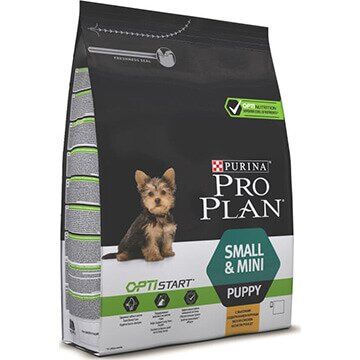 PRO PLAN® OPTISTART® для щенков мелких и карликовых пород, с высоким содержанием курицы