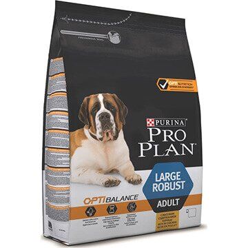 PRO PLAN® OPTIBALANCE® для взрослых собак крупных пород с мощным телосложением, с высоким содержанием курицы