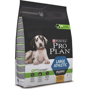 PRO PLAN® OPTISTART® для щенков крупных пород атлетического телосложения, с курицей