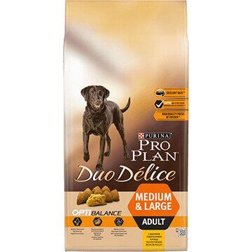 PRO PLAN® DUO DÉLICE для взрослых собак средних и крупных пород, с курицей