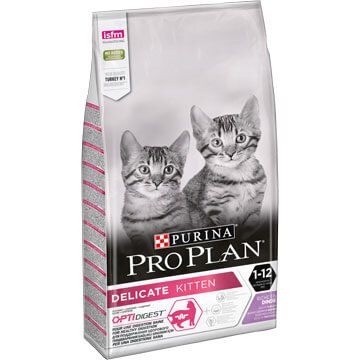 PRO PLAN® DELICATE ДЛЯ КОТЯТ С ЧУВСТВИТЕЛЬНЫМ ПИЩЕВАРЕНИЕМ, С ИНДЕЙКОЙ