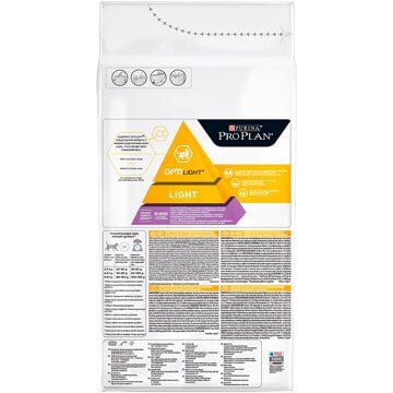 PRO PLAN® LIGHT для взрослых кошек с избыточным весом, с индейкой