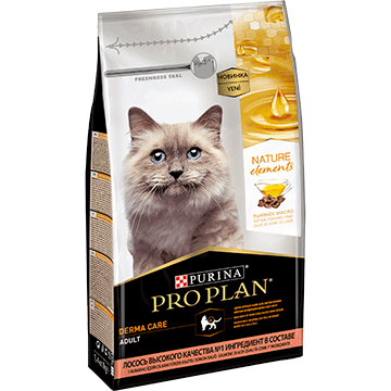 PURINA® PRO PLAN® DERMA CARE для взрослых кошек