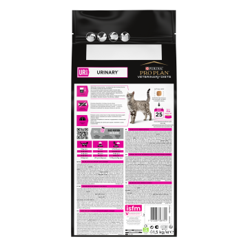 Сухой корм полнорационный диетический PRO PLAN® Veterinary Diets UR St/Ox Urinary для взрослых кошек при болезни нижних отделов мочевыводящих путей, c курицей