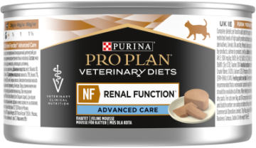 Влажный корм для кошек диетический PRO PLAN® VETERINARY DIETS NF Renal Function Advanced care (Поздняя стадия) для поддержания функции почек при хронической почечной недостаточности, паштет, 195 г