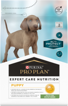 Сухой корм PRO PLAN ACTI PROTECT, для щенков с чувствительным пищеварением, с высоким содержанием ягненка, Пакет, 3кг
