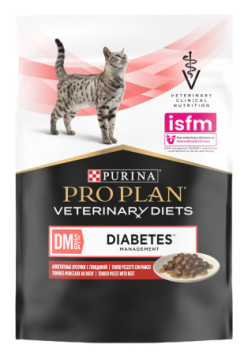 PRO PLAN® VETERINARY DIETS DM ST/OX DIABETES MANAGEMENT ДЛЯ КОШЕК ПРИ САХАРНОМ ДИАБЕТЕ, С ГОВЯДИНОЙ