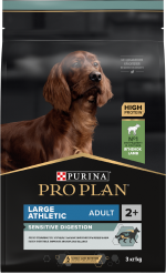 Сухой корм PRO PLAN® для взрослых собак крупных пород с атлетическим телосложением с чувствительным пищеварением, с высоким содержанием ягненка