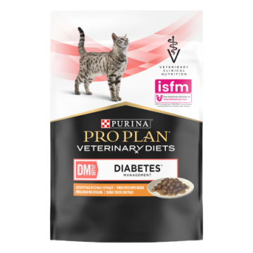 PRO PLAN® VETERINARY DIETS DM ST/OX DIABETES MANAGEMENT ДЛЯ КОШЕК ПРИ САХАРНОМ ДИАБЕТЕ, С КУРИЦЕЙ