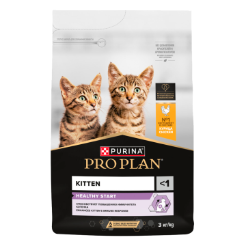 PRO PLAN® HEALTHY START для котят, с высоким содержанием курицы