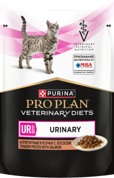 Влажный корм для кошек диетичеВлажный корм для кошек диетический PURINA® PRO PLAN® VETERINARY DIETS UR ST/OX Urinary при болезнях нижних отделов мочевыводящих путей, с лососемский PURINA® PRO PLAN® VETERINARY DIETS UR ST/OX Urinary при болезнях нижних отделов мочевыводящих путей, с курицей