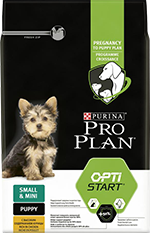 PRO PLAN® OPTISTART® для щенков мелких и карликовых пород, с курицей