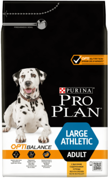 PRO PLAN® OPTIBALANCE® для взрослых собак крупных пород с атлетическим телосложением, с курицей