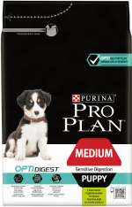 PRO PLAN® OPTIDIGEST® для щенков средних пород с чувствительным пищеварением, с ягненком