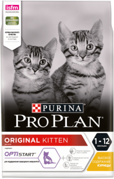 Корм для котят PRO PLAN® Original Kitten с курицей