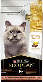 PURINA® PRO PLAN® DERMA CARE для взрослых кошек