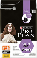 PRO PLAN® OPTIAGE® для собак старше 7 лет средних и крупных пород с курицей
