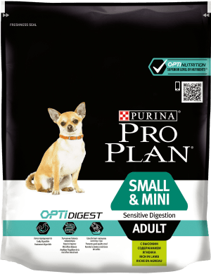 PRO PLAN® OPTIDIGEST® для взрослых собак мелких пород, с ягненком