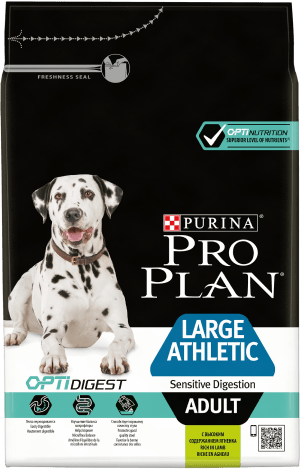 PRO PLAN® OPTIDIGEST® для крупных собак атлетического телосложения, с ягненком