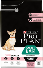 PRO PLAN® OPTIDERMA® для взрослых собак мелких и карликовых пород с лососем