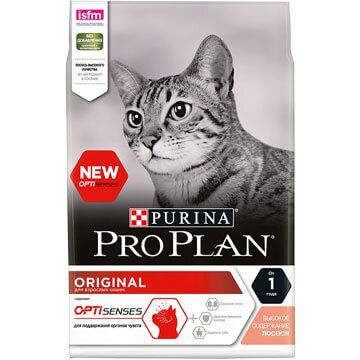 PRO PLAN® ORIGINAL ADULT ДЛЯ ВЗРОСЛЫХ КОШЕК, С ЛОСОСЕМ