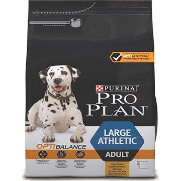 PRO PLAN® OPTIBALANCE® для взрослых собак крупных пород атлетического телосложения, с курицей