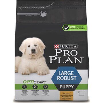 PRO PLAN® OPTISTART® для щенков крупных пород с мощным телосложением, с курицей
