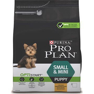 PRO PLAN® OPTISTART® для щенков мелких и карликовых пород, с курицей