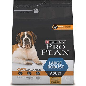PRO PLAN® OPTIBALANCE® для взрослых собак крупных пород мощного телосложения, с курицей