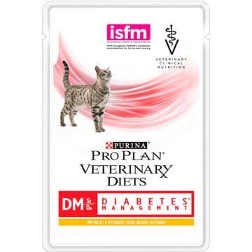 PRO PLAN® VETERINARY DIETS DM DIABETES MANAGEMENT для кошек при сахарном диабете, с курицей