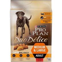 PRO PLAN® DUO DÉLICE для взрослых собак средних и крупных пород, с говядиной