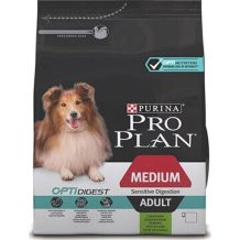 PRO PLAN® OPTIDIGEST® для взрослых собак средних пород с чувствительным пищеварением, с ягненком