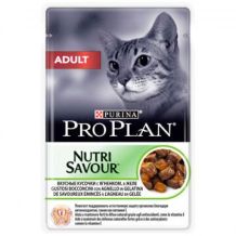 PRO PLAN® NUTRISAVOUR® ADULT ДЛЯ ВЗРОСЛЫХ КОШЕК, С ЯГНЕНКОМ В ЖЕЛЕ