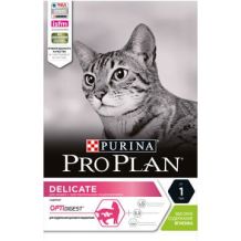 PRO PLAN® DELICATE для взрослых кошек с чувствительным пищеварением, с ягненком