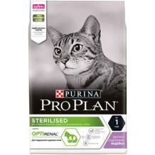 PRO PLAN® Sterilised для стерилизованных кошек и кастрированных котов, с индейкой