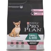 PRO PLAN® OPTIDERMA® для взрослых собак мелких и карликовых пород с лососем