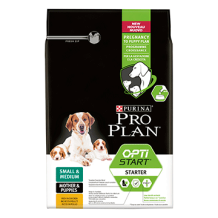 PURINA® PRO PLAN® STARTER (СТАРТЕР) для щенков мелких и средних пород.  Также подходит для беременных и кормящих собак.